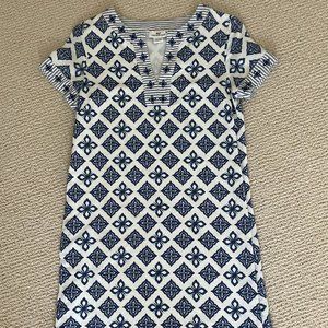Vineyard Vines Blue Patterned Dress